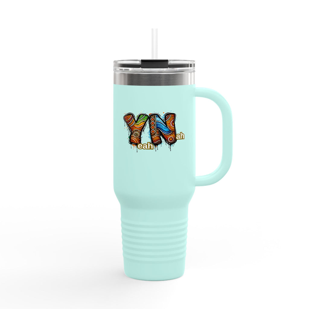 YN Graffiti Sign Travel Mug | 40oz Insulated Tumbler