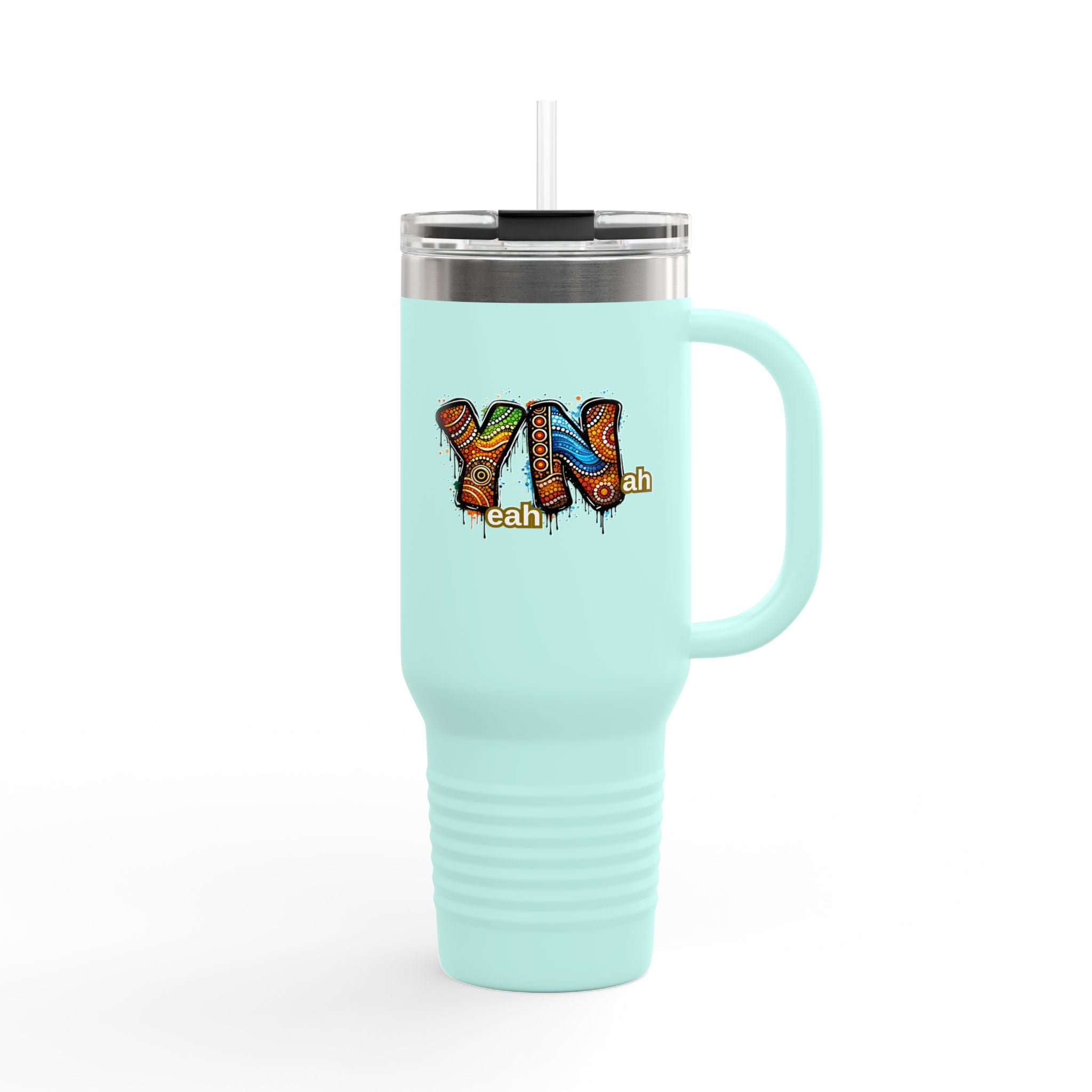 YN Graffiti Sign Travel Mug | 40oz Insulated Tumbler