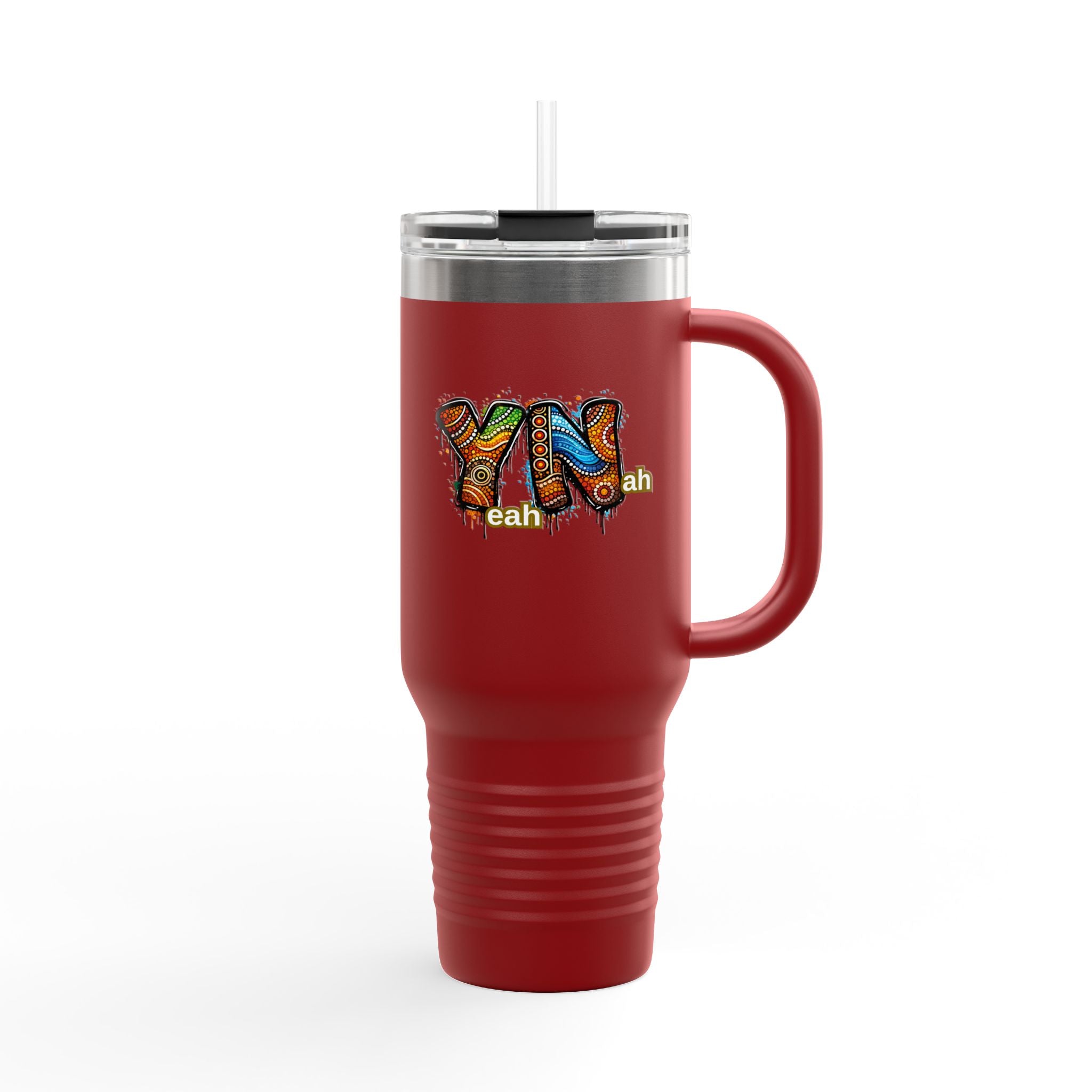YN Graffiti Sign Travel Mug | 40oz Insulated Tumbler
